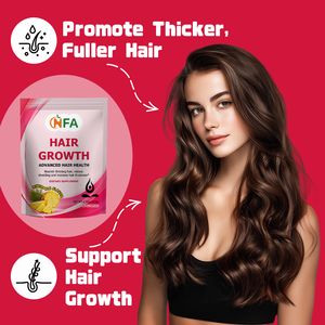 Gummies pour la croissance des cheveux très vendues avec vitamine biotine et calcium : nourrissent les cheveux clairsemés, réduisent la chute et augmentent l'épaisseur des cheveux - Product Image 6