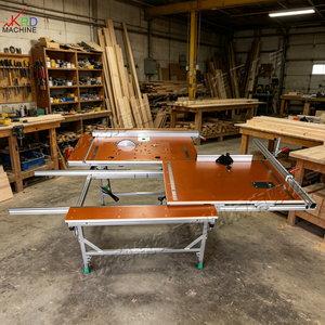 <span class=keywords><strong>Table</strong></span> de travail multifonctionnelle pour le travail du bois, 2200 mm de long, avec système de levage inversé, <span class=keywords><strong>rail</strong></span> de guidage pliable et établi coulissant pour le travail du bois - Product Image 6