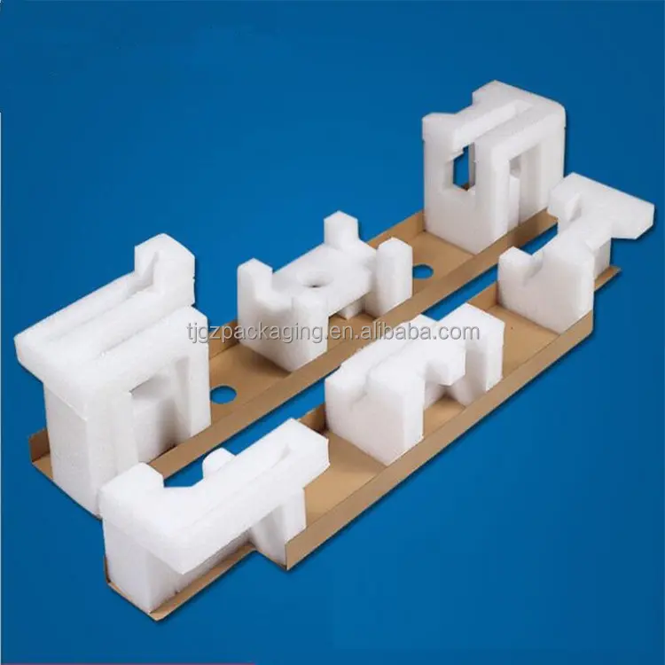 Emballage moulant en mousse éponge de polyuréthane Epe Inserts blancs