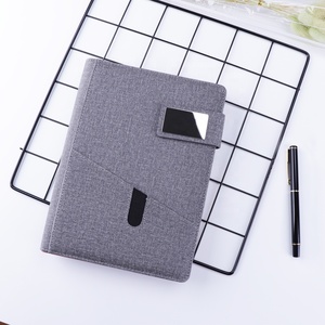 Cao Cấp B5 A5 6 Vòng Organizer Da Máy Tính Xách Tay Với Túi Và Kim Loại Flap - Product Image 1