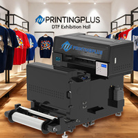 Imprimante DTF intégrée de 24,8 pouces X602BK avec presse à chaud intégrée, tête d'impression I3200, machine d'impression de t-shirts tout-en-un, noire