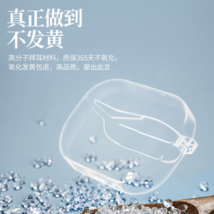 Funda para auriculares Edifier GM3, cubierta suave transparente para protección de auriculares inalámbricos - Product Image 3