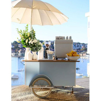 Chariot à bonbons mobile métallique personnalisé, chariot à café pour mariages, fêtes, anniversaires avec roues