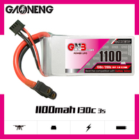 Batterie LiPo GAONENG GNB 1100mah 3S 11.1V 130C XT60 pour drone FPV, course, pack de course, super puissance, vitesse rapide