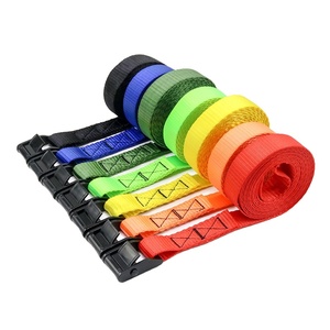 Chất Lượng Cao 25Mm 500kgs Đen E-Lớp Phủ Hàng Hóa Căng Thẳng Vành Đai Tùy Chỉnh In Cam Dây Đeo Khóa Tie Xuống Dây Đeo Với Biểu Tượng Tùy Chỉnh - Product Image 1