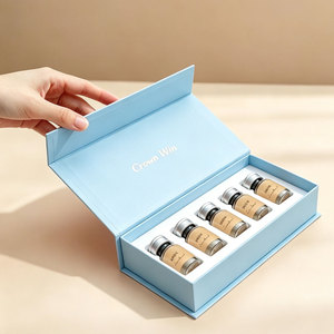 Bespoke Peptide Pen Packaging Serum Box Fsc Certified Skincare Tray Case Luxury Magnetic Cosmetic Packaging Box With Eva Insert - Product Image 2