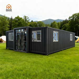 40ft prefab <span class=keywords><strong>container</strong></span> nhà mở rộng 20-40ft 3 phòng ngủ thép bằng gỗ gấp nhà kế hoạch khách sạn ngoài trời phẳng gói văn phòng bệnh viện - Product Image 3