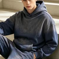 Pabrik Grosir MOQ Rendah Hoodie Longgar Logo Kustom Grosir