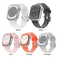 Tali Karet Magnetik untuk Jam Tangan Ultra Band Oranye 22mm untuk Ukuran 40-49mm Tali Jam Tangan Sport