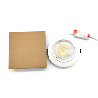 3W 5W 7W 10W 12W 15W 18W COB Ultra-mince spot encastré blanc avec pilote pour la maison et le bureau