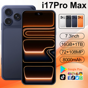 Nouveau Smartphone Android 15 Original 16 Go Deca-core Snapdragon 800 Série I17 Pro Max 5G Écran HD 90Hz 7,3 pouces 108MP Français - Product Image 1