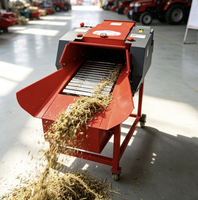 Broyeur de fourrage agricole à grande capacité, hacheuse d'ensilage, coupe-herbe et paille, alimenté au diesel ou à l'essence, pour l'alimentation des animaux de ferme