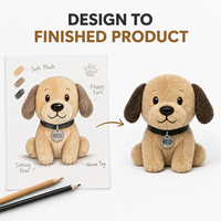 Peluche chiot gris clair à blocs de couleur personnalisés, vente en gros, faible MOQ, fabricant d'animaux en peluche OEM ODM, direct usine, peluche amusante
