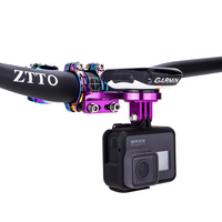 ZTTO MTB Fahrrad Aluminium-Legierung Computerhalterung Kamera-Lichthalterung für Garmin Mountain-/Rennrad - Leichtgewichtig Einfach zu Montieren