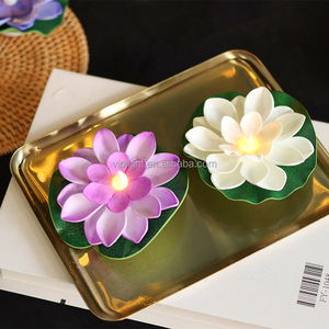 Linterna LED Flotante con Forma de Loto para Diwali, Resistente al Agua, Luz Nocturna Decorativa para Interiores, Hogar y Piscina, Regalo Creativo - Product Image 3