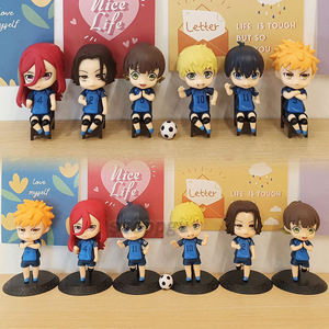 Set de 6 Figuras de PVC de Anime BLUE LOCK, Versión Q, Isagi Yoichi, <span class=keywords><strong>Bachira</strong></span> <span class=keywords><strong>Meguru</strong></span>, Kunjin Kensuke, Colección de Figuras de Juguete - Product Image 2