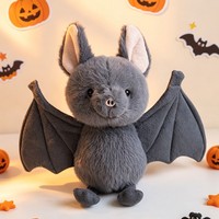 Peluche chauve-souris mignonne pour Halloween, jouet en peluche doux, poupée rembourrée, cadeau décoratif