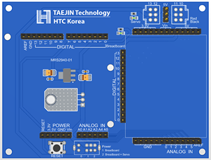Carte d'extension éducative Arduino Uno Mega, carte de prototypage pour breadboard, 4 ports servo, régulateur LM2940 5V 3.3V, kit de robotique STEM - Product Image 5