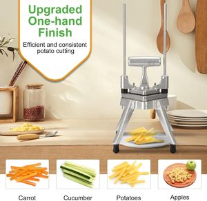 Cortador <span class=keywords><strong>de</strong></span> Verduras Manual <span class=keywords><strong>de</strong></span> Acero Inoxidable <span class=keywords><strong>de</strong></span> Alta Resistencia para Patatas Fritas, Tomates, Pimientos, Patatas <span class=keywords><strong>y</strong></span> Cebollas - Product Image 4