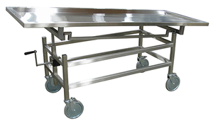 عربة نقل الجثث SYTSC-2 من الفولاذ المقاوم للصدأ، عربة جنازة للموتى، عربة نقل الجثث للمستشفيات - Product Image 3