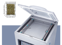 Commerciële desktop vacuümverpakkingsmachine DZ-400 tafelmodel vacuümsealapparaat voor voedsel 400mm roestvrijstalen sealbalk