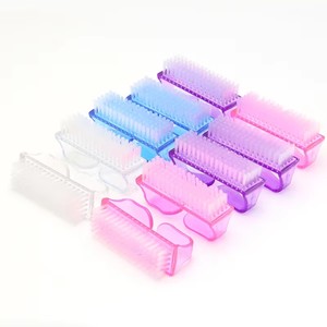 Disposable Nail <b>Dust</b> Cleaning <b>Brush</b> Soft Nylon Hair Plastic Handle Pedicure Manicure Tool - Product Image 6