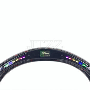 Pour Volkswagen <span class=keywords><strong>Golf</strong></span> MK8 <span class=keywords><strong>Tiguan</strong></span> <span class=keywords><strong>R</strong></span> GTI GTD affichage LED volant en Fiber de carbone forgé 2019 2020 <span class=keywords><strong>2021</strong></span> 2022 2023 2024 - Product Image 6