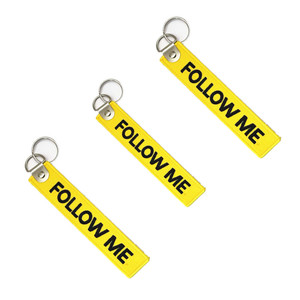 Wholesale Custom Embroidered Fabric Wristlet Keychain Manufacturer Polyester Key Fob for Brand Promotion Gifts - Product Image 2