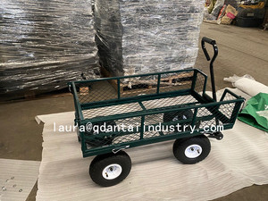 2025 New Style Garden Trolley <b>Cart</b> with 4 Four <b>Wheels</b> - Product Image 2