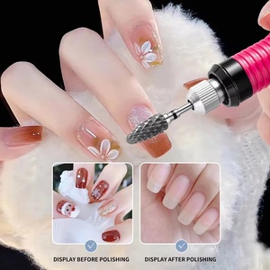 Broca de acero inoxidable para arte de uñas, herramientas cónicas para eliminación de gel, pulido, limpieza de cutículas, máquina, cabezales de pulido para arte de uñas - Product Image 4