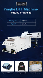 เครื่องพิมพ์ DTF ความเร็วสูง พร้อมหัวพิมพ์ Epson i3200 จำนวน 4 หัว สำหรับพิมพ์ลงฟิล์มโดยตรง ใช้สำหรับการถ่ายโอนความร้อนลงเสื้อยืด - Product Image 2