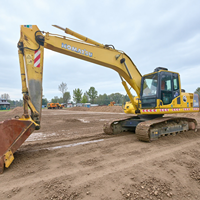 Excavatrice d'occasion de haute qualité Komatsu PC200-6 PC200-7 PC200-8 pour travaux de construction et terrassement