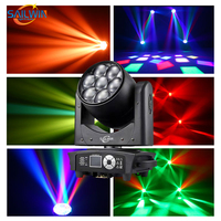 Sailwin Projecteur LED à haute luminosité 7x40W RGBW+UV Bee Eye Moving Head Wash Light, activé par le son, contrôle DMX512 pour scène, mariage, DJ