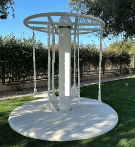 Parque Infantil Interior Eléctrico Blanco y Suave para Niños, Atracción Giratoria Sensorial, Equipo de Juego Eléctrico Suave - Product Image 4