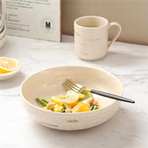 Lò vi sóng an toàn tùy chỉnh logo Fancy thư sứ cup Kit Bộ đồ ăn <span class=keywords><strong>Set</strong></span> cho nhà hàng phong cách Châu Âu - Product Image 5