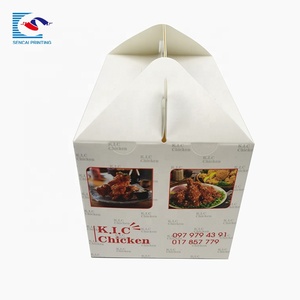 Tùy Chỉnh Mang Đi Giấy Bao Bì Thực Phẩm Hộp Với Xử Lý - Product Image 2