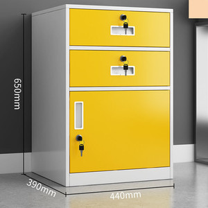 Bán Sỉ Tủ Đựng Hồ Sơ Di Chuyển Được Tủ Đựng Dữ Liệu Tủ Sắt Nhỏ Một Cửa Có Hai Ngăn Kéo - Product Image 5