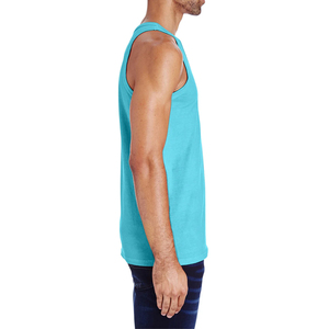 Camiseta sin mangas ajustada para hombre, camiseta de algodón sin mangas para gimnasio, chaleco ajustado para culturismo, fitness y ropa informal de verano - Product Image 4