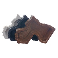 Bols à pâte en bois en forme de Louisiana, antiques, sculptés à la main, pour la décoration de la maison, bol rustique
