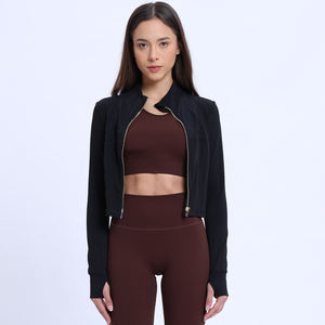 Hauts de yoga chauds pour femmes Vestes de protection contre le froid pour vêtements de sport - Product Image 3