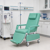 Fauteuil de dialyse électrique réglable multifonctionnel pour la dialyse et la hémodialyse avec télécommande