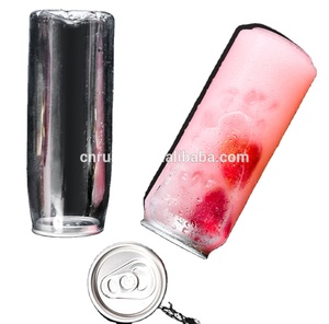 Empty PET Bottles with Lids 330ML 500ML 650ML Plastic Cups Cans