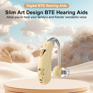 Apparecchio Acustico Digitale Ricaricabile BTE a 4 Canali, Leggero e dal Suono Nitido, <span class=keywords><strong>per</strong></span> Adulti con Uso Quotidiano e Perdita Uditiva Grave - Product Image 2