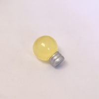 En vrac 100 Pcs/Lot nouveau mignon ampoule lumineuse résine Cabochons lueur dans l'obscurité maison de poupée jouer jouets pour bricolage accessoires décor à la maison