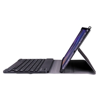 A08 Casing Kulit Keyboard Nirkabel, Sarung untuk Samsung Galaxy Tab A8 Tablet Keyboard Nirkabel Ultra-tipis