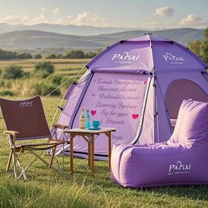 Tente familiale portable de haute qualité 1-4 personnes Structure en aluminium d'une chambre à coucher avec caractéristiques imperméables de voyage pour le Camping en plein air - Product Image 6