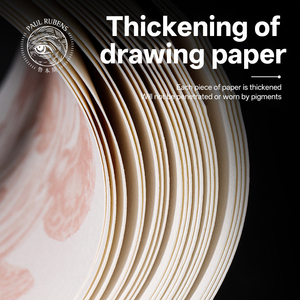 Carnet <span class=keywords><strong>à</strong></span> motifs floraux Rubens, aquarelle, <span class=keywords><strong>papier</strong></span> de peinture de haute qualité, écologique, pour artistes, <span class=keywords><strong>avec</strong></span> tailles personnalisées - Product Image 2