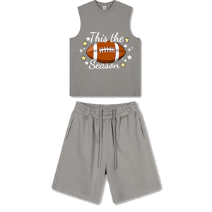 Débardeurs décontractés en tricot Fallen Racket Padel Adict avec logo frontal et shorts assortis - Product Image 1