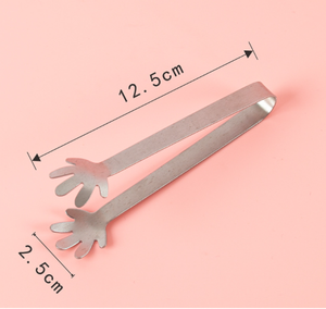 DFT06-5 Stock Promotion Gifts Wholesale Cheap Made in China Hand Palm Finger Shape Ice Tongs Sugar Mini Tongs - Product Image 4