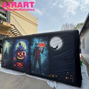 Laberinto Inflable Modular Negro de Montaje Rápido, Laberinto Inflable Comercial para Fiestas de <span class=keywords><strong>Terror</strong></span> de Halloween, Alquiler de Juegos - Product Image 3